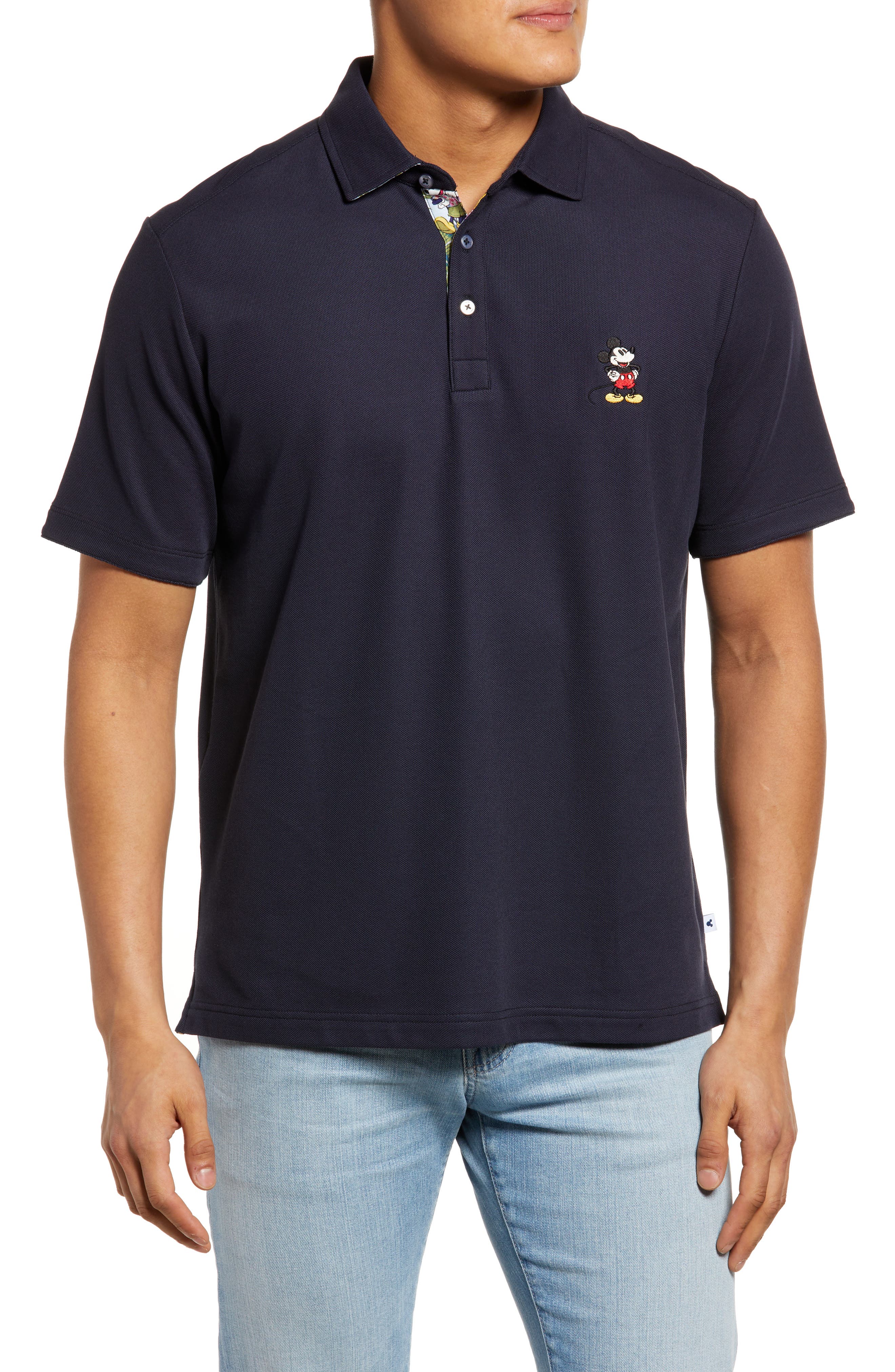 X-Large Rainforest Contrast Stitch Modal Polo Charcoal X-Large Rainforest Contrast Stitch Modal Polo Charcoal